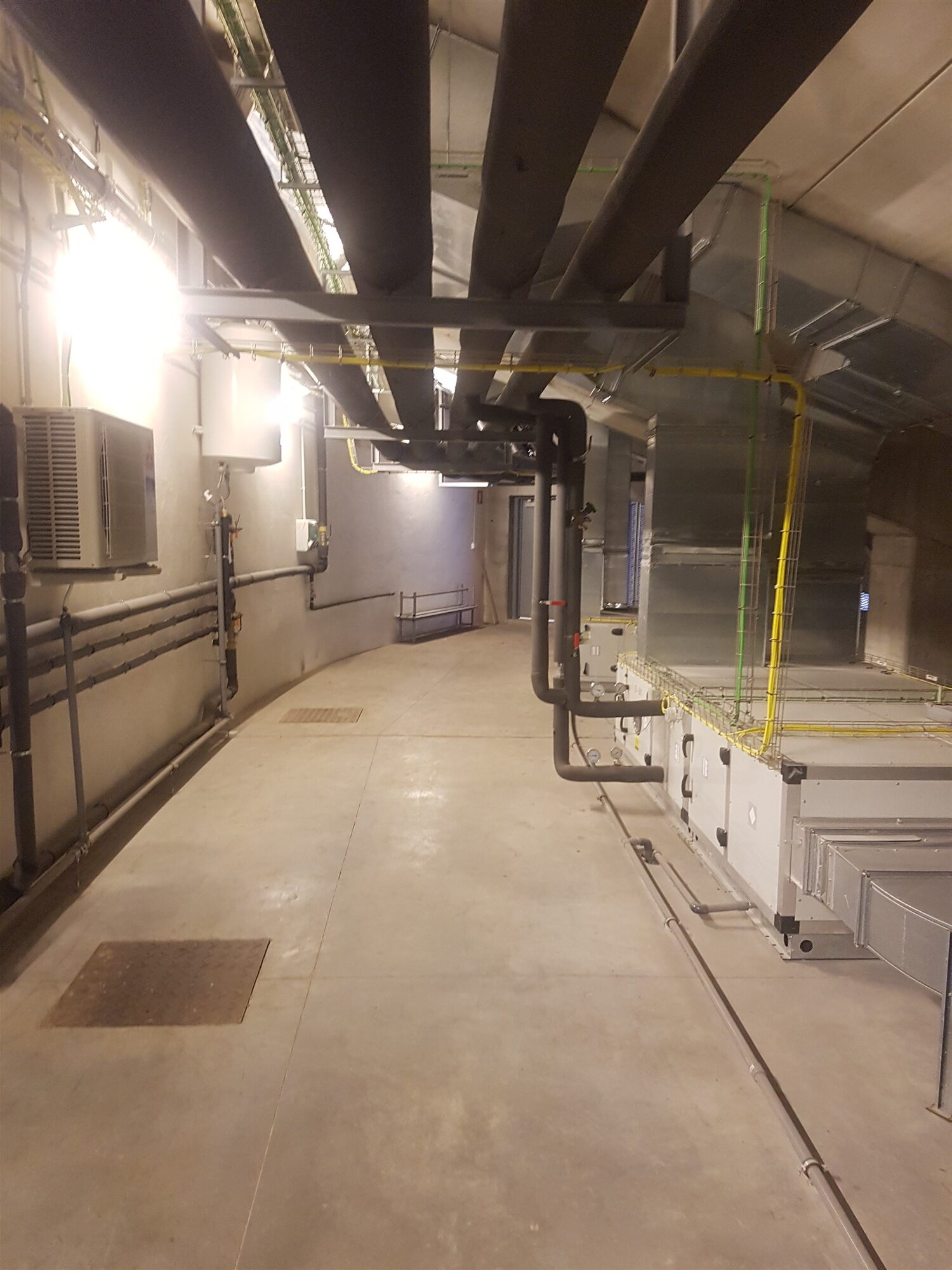 Instalaciones industriales de calefacción en una fábrica