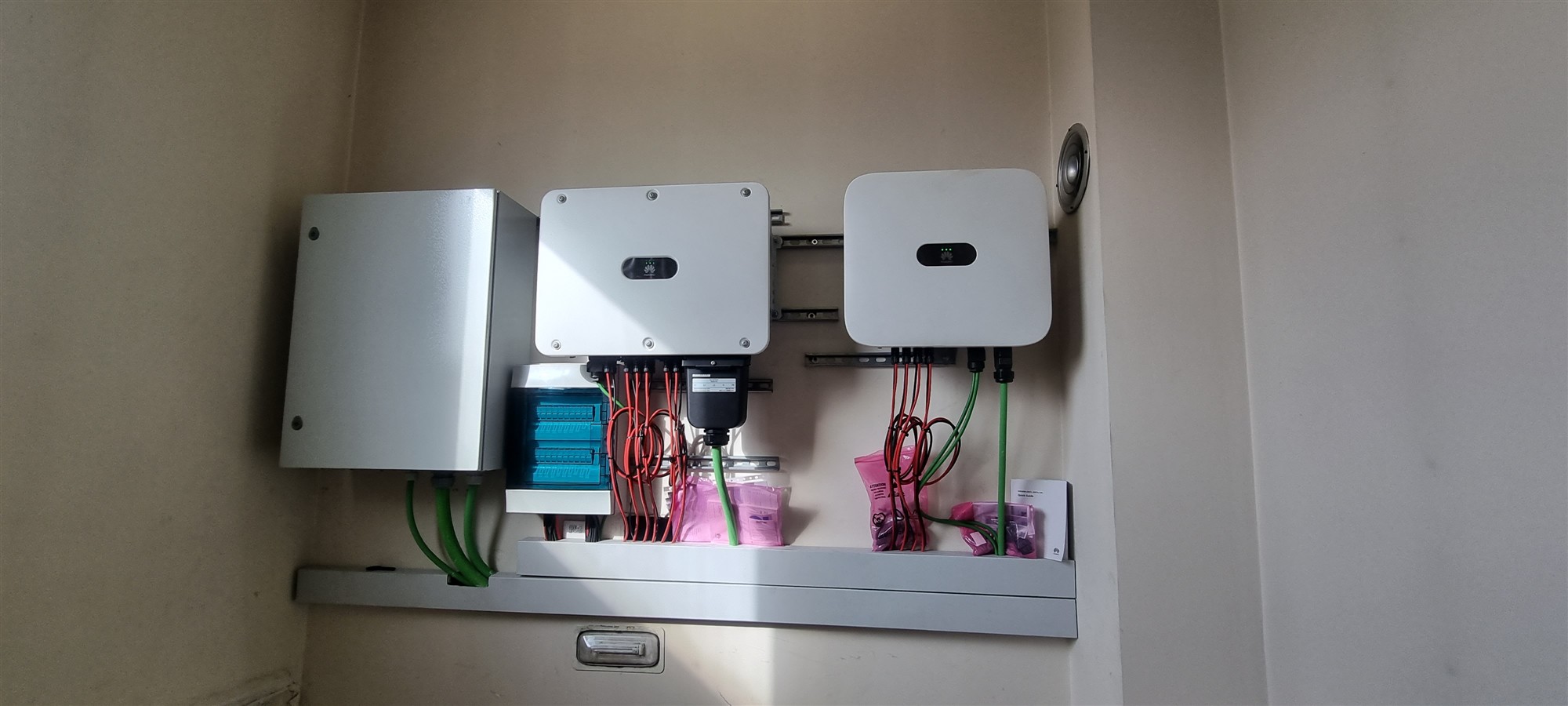 Diferentes elementos de una instalación eléctrica