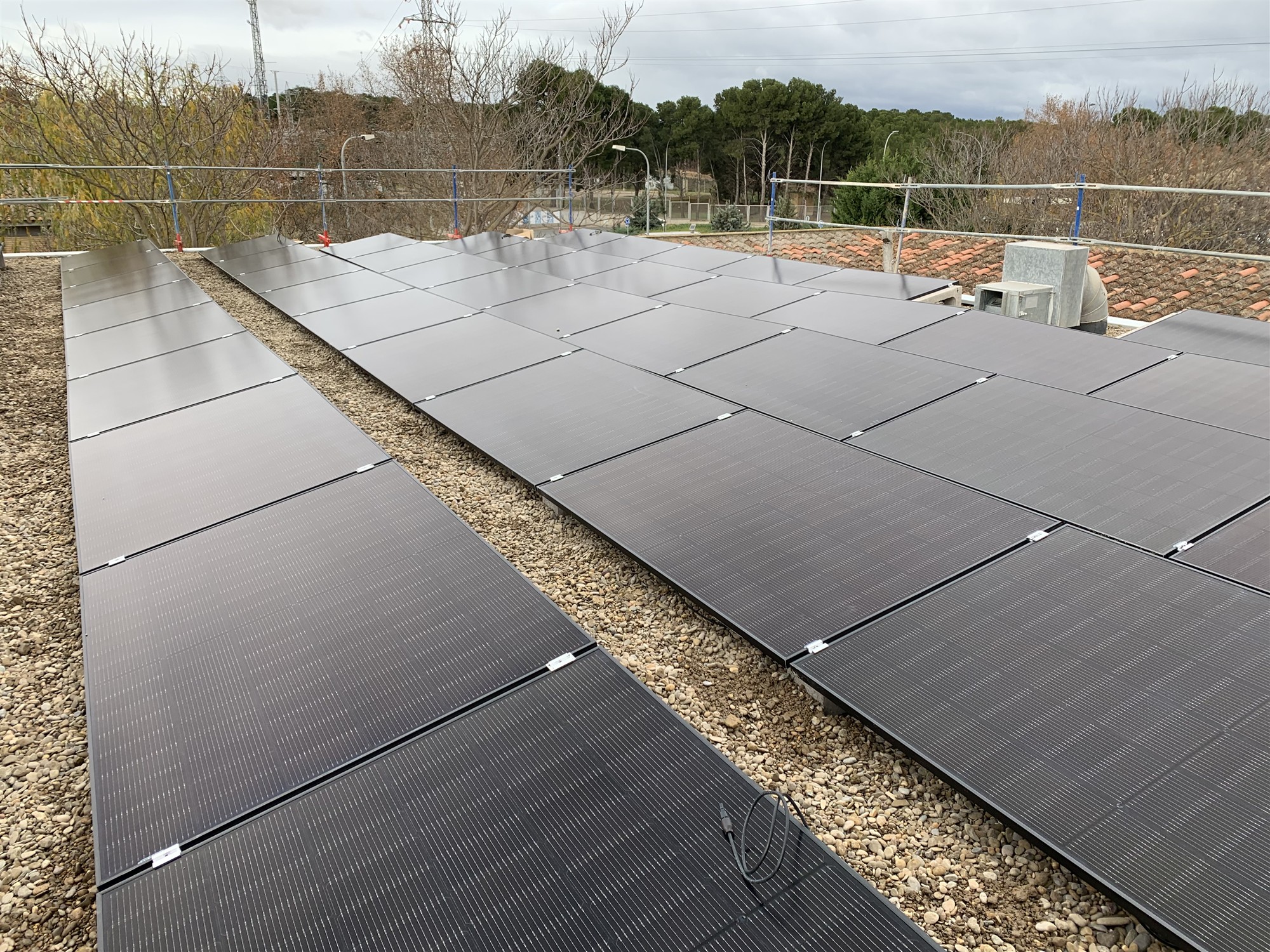 placas solares en azotea