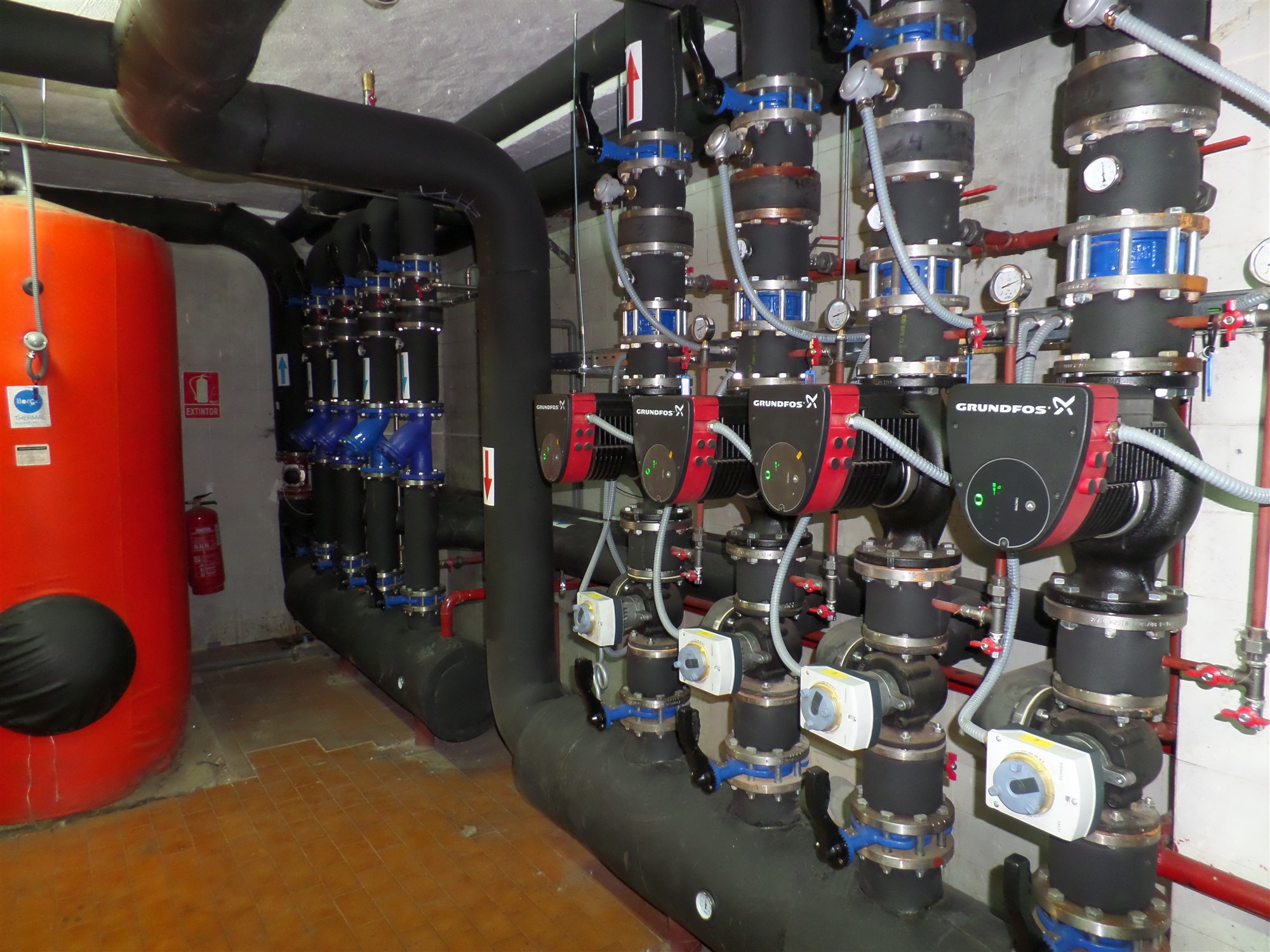 Elementos de una instalación de calefacción